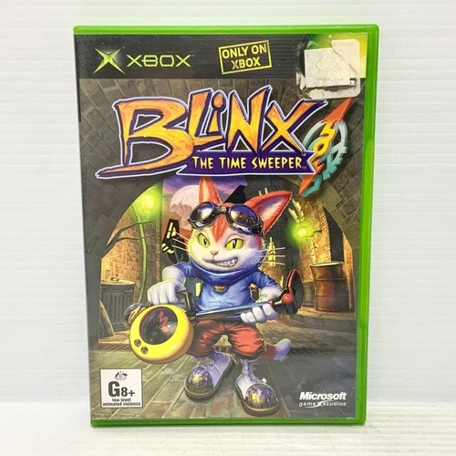 Blinx: The Time Sweeper + Manual - Xbox Original - Tested - Free Postage