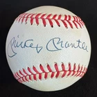 Mickey Mantle Signed Autographed American League Baseball Ball JSA LOA Yankees