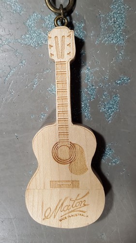 Real Capacity Wooden Guitar USB 2.0 Flash Drive With Logo 16GB Australian - 第 1/7 張圖片