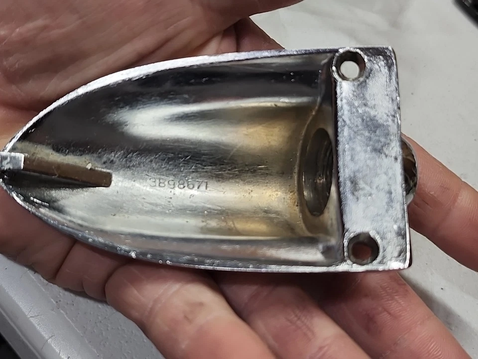 Chevrolet G10 G20 1967-1970 furgoneta NOS base antena cromada GM # 3898671 1968 1969  Foto 4 de 4