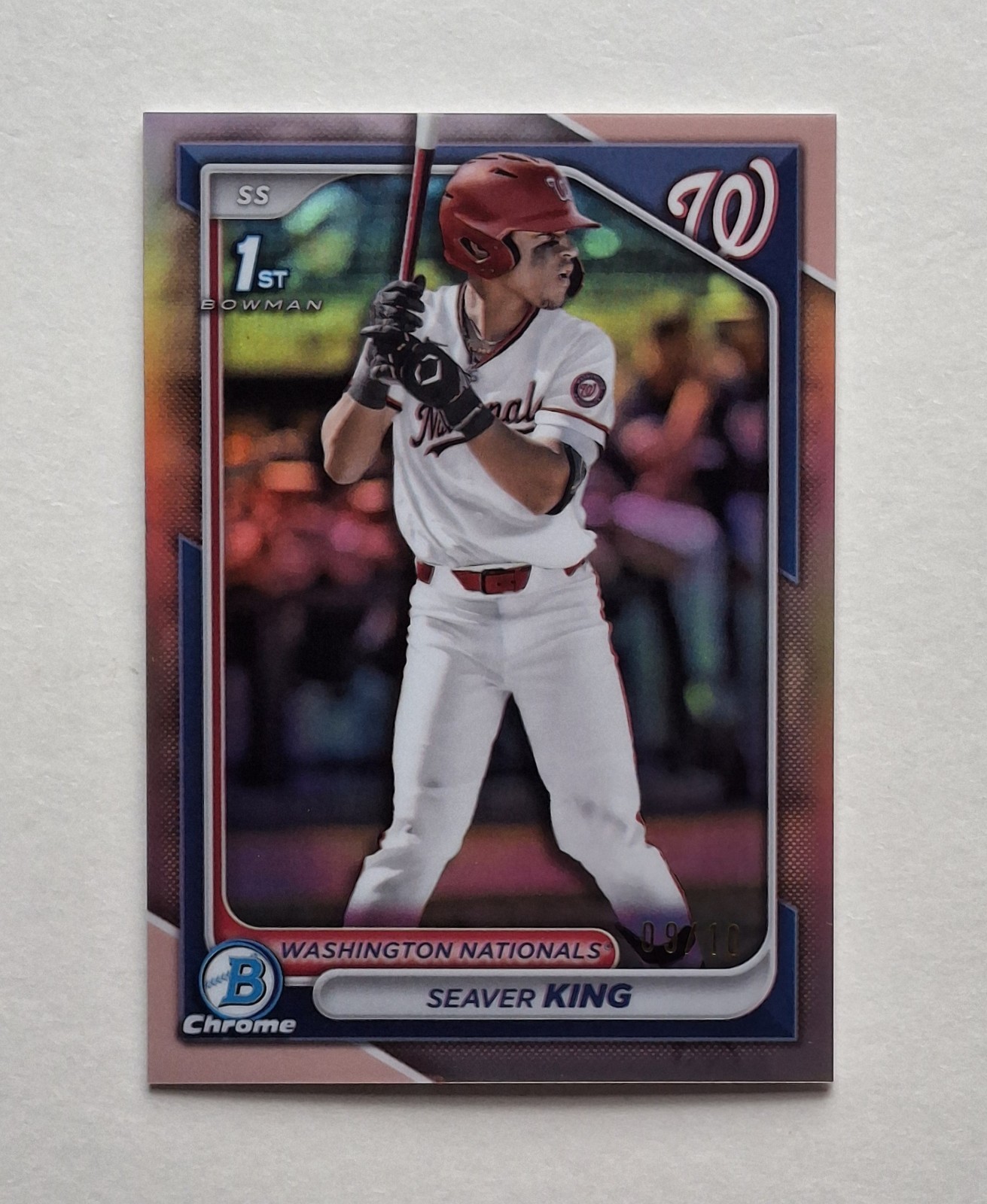 SEAVER KING - 2024 Bowman Draft 1st Chrome ROSE GOLD Refractor #/10