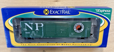 #ad HO ExactRail Express Gunderson 5200 Cu. Ft. Boxcar Northern Pacific NP USED $23.00
