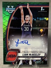 🐉LIAM MCNEELEY 2024-25 Bowman U Chrome 1st Green Reptilian Refractor Auto /75🐉
