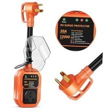RV Surge Protector 30 Amp 12000J, Surge Protection RV Circuit Analyzer, RV