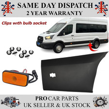 REAR LEFT DOOR MOULDING WITH SIGNAL HOLE FITS FORD TRANSIT MK8 LWB 1854498