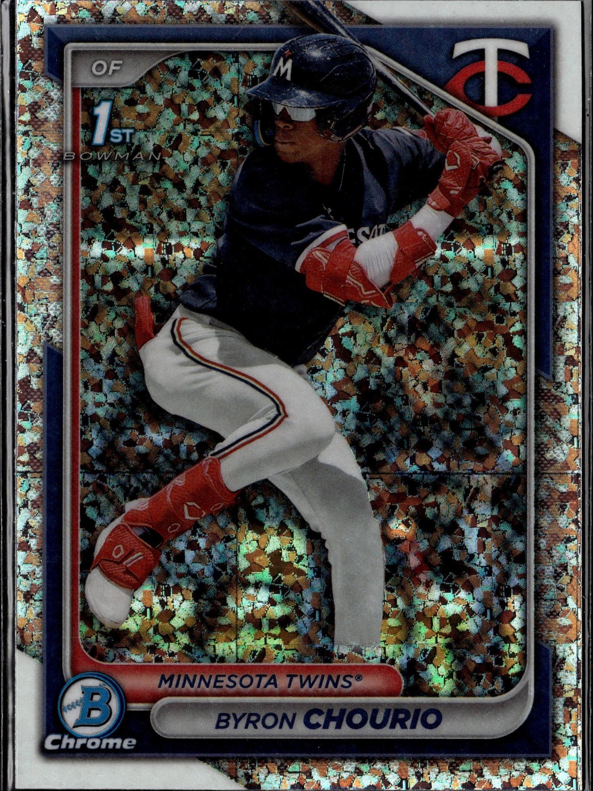 2024 Bowman #BCP-129 Byron Chourio Chrome Prospects Mini-Diamond Refractors