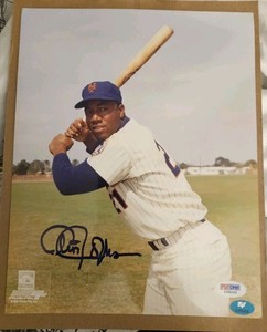 Cleon Jones Signed Autograph 8x10 Photo W/COA New York Mets