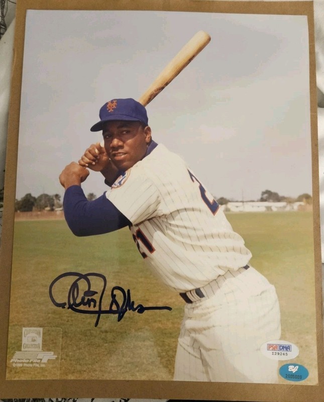 Cleon Jones Signed Autograph 8x10 Photo W/COA New York Mets