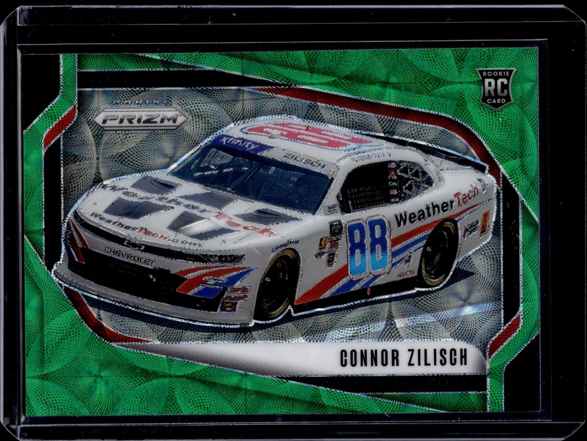 アーロン・ラムズデール PANINI PRIZM 自筆 25シリ 2025 Panini Prizm NASCAR Racing #107 Connor Zilisch Green Scope