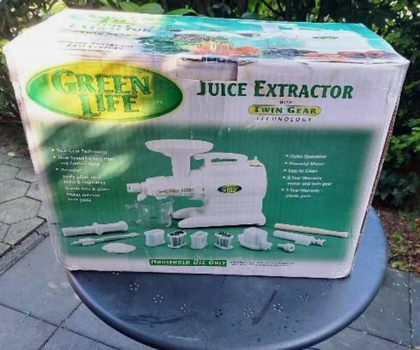 Original Green Star Twin Gear GS 1000 Entsafter Saftpresse Tribest Keimling - Bild 3 von 4