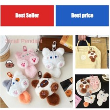 Cute Plush Cat Doll Keychain Pendant for Backpack Bag - Women's Charm Gift
