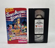 Disney  s Sing Along Songs Very Merry Christmas VHS Video Tape