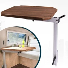360° Rotation Table with PE Tabletop and Alu Bracket for Camper Van RV Trailer