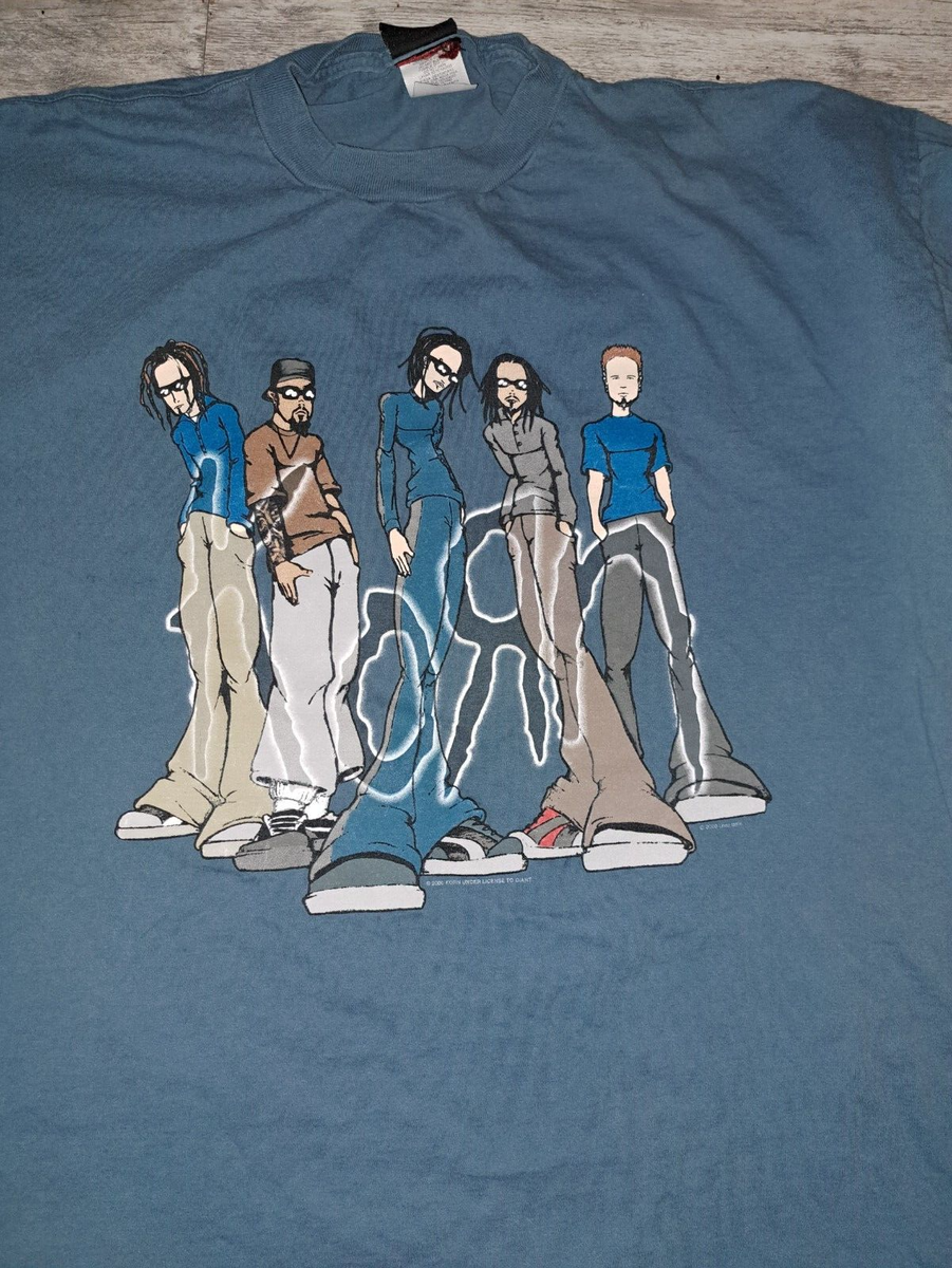 Vintage 2000 Korn giant Tshirt XL blue | eBay Vintage 2000 Korn giant Tshirt XL blue | eBay