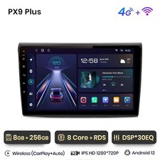 Autoradio Per Fiat Bravo 2007-2012 8G+256GB 8Core 4G+WIFI CarPlay Wireless GPS.