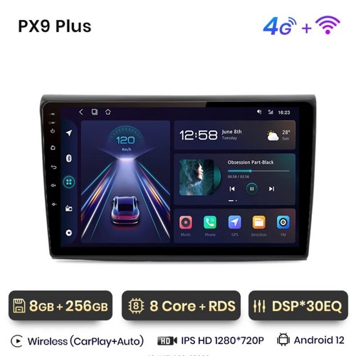 Autoradio Per Fiat Bravo 2007-2012 8G+256GB 8Core 4G+WIFI CarPlay Wireless GPS. - Foto 1 di 10