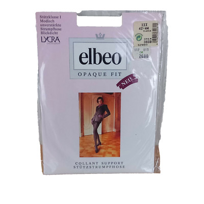Elbeo Support Class I Light Opaque Support Tights, Ivory Off-White Nylons
