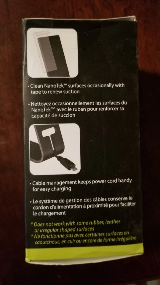 Soporte universal de montaje en escritorio para teléfono inteligente Bracketron NanoTek para iPhone, Samsung Foto 3 de 4