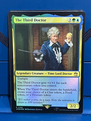 MTG Dr. Who The Third Doctor Foil Rare NM/M WHO | eBay