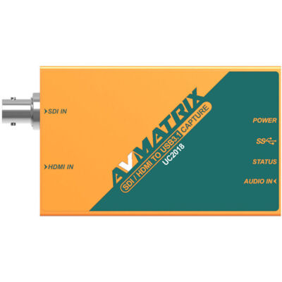 AVMATRIX UC2018 HDMI-Compatible/SDI to USB3.1 TYPE-C Uncompressed Video Capture