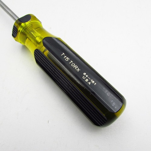 Vintage Stanley 64-161, 100 Plus Torx, Star Screwdriver T-15 USA Made T15 - Picture 3 of 6