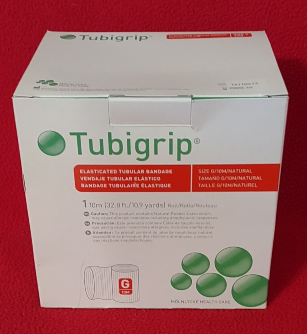 Molnlycke Tubigrip Elasticated Tubular Bandage G 10M Natural XL Knee/M