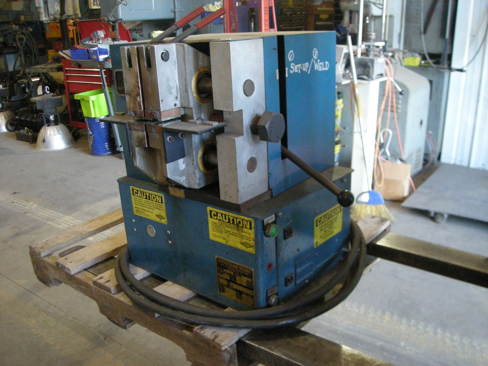 Stryco MF50 Band Saw Blade Welder. Welds 1/2" to 2" Wide Blades. 230