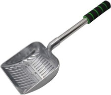 Cat Litter Scooper Metal Stainless Steel Sifter Pet Long Handle Shovel Digger
