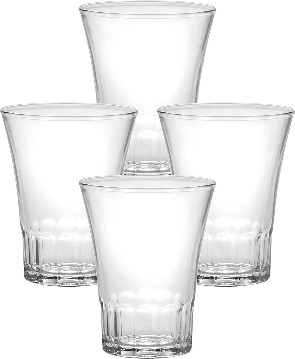 Set di 12 bicchieri da tè in acciaio inox, design tradizionale