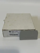 BOX OF 10 ALLEN BRADLEY 1492-EBL10 SERIES A GREY END BARRIERS NEW OPEN BOX