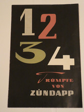 ZÜNDAPP  Prospekt  1957 JANUS 250 KS 601  175S  250S  201S  R 154  R 203