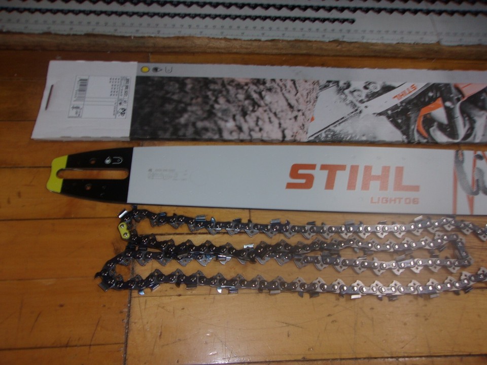 Stihl 25" Lt Guide Bar 3/8" .063" 84DL OEM 3003-000-5231 Chain 36RS-84 ...