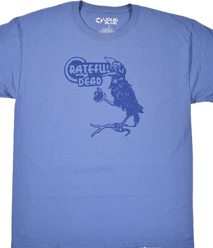 Bad To The Bone Liquid Blue Shirt Biker Harley XL Shawn Kenney