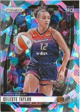 2024 Panini Prizm WNBA Celeste Taylor #48 Silver Prizm SP RC (A)
