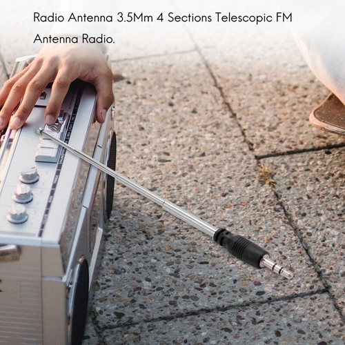 Antena de radio 3,5 mm secciones telescópicos antena radio FM para teléfono celular móvil 194452608898 | eBay