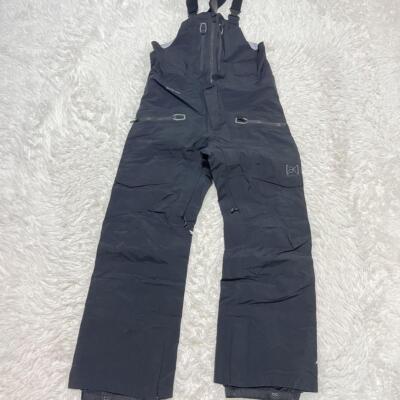 burton ak 3l freebird bib snowboard pant Men's [ak] GORE-TEX 2027 True Black XXL recycled polyester shell backed by GORE Men’s Burton ak Freebird 3L