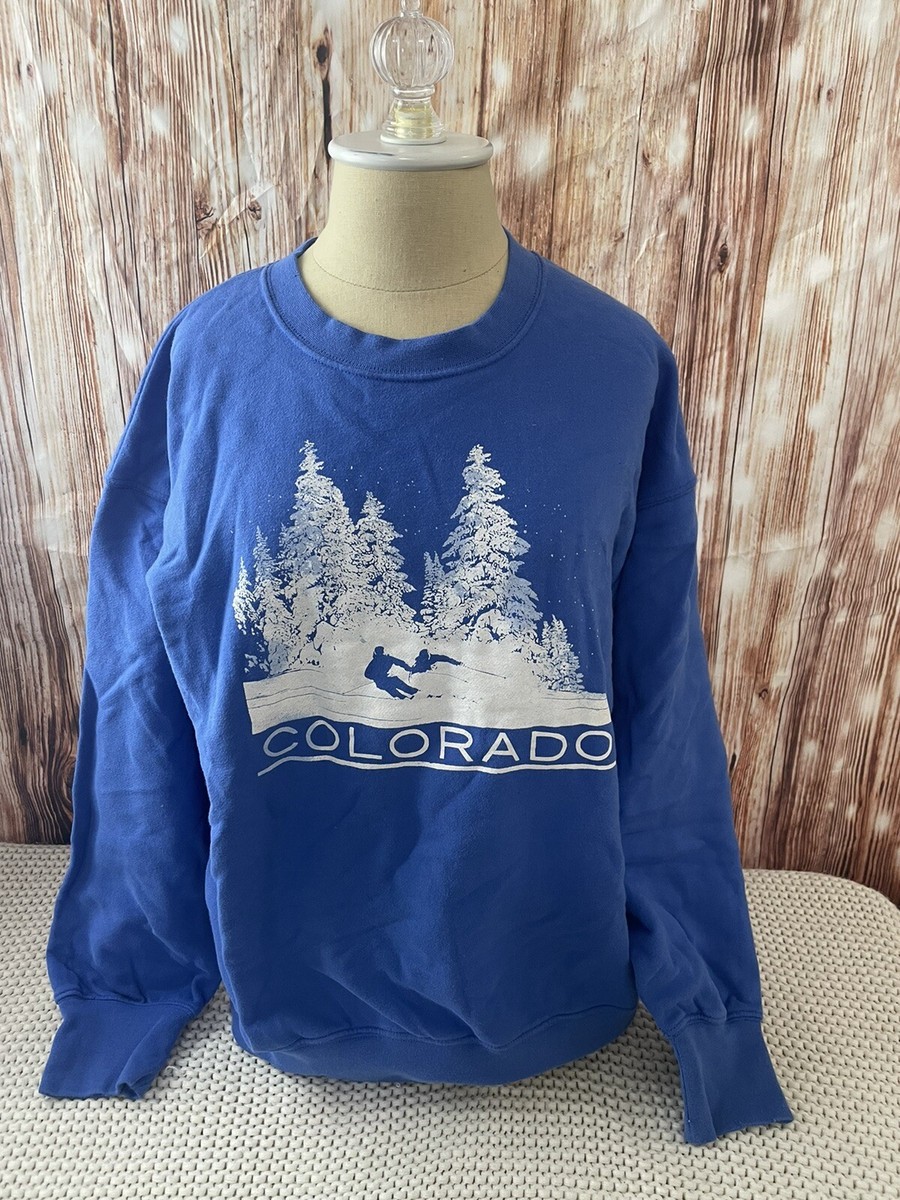 American Eagle Colorado Pullover Sweater Size XS Blue | eBay