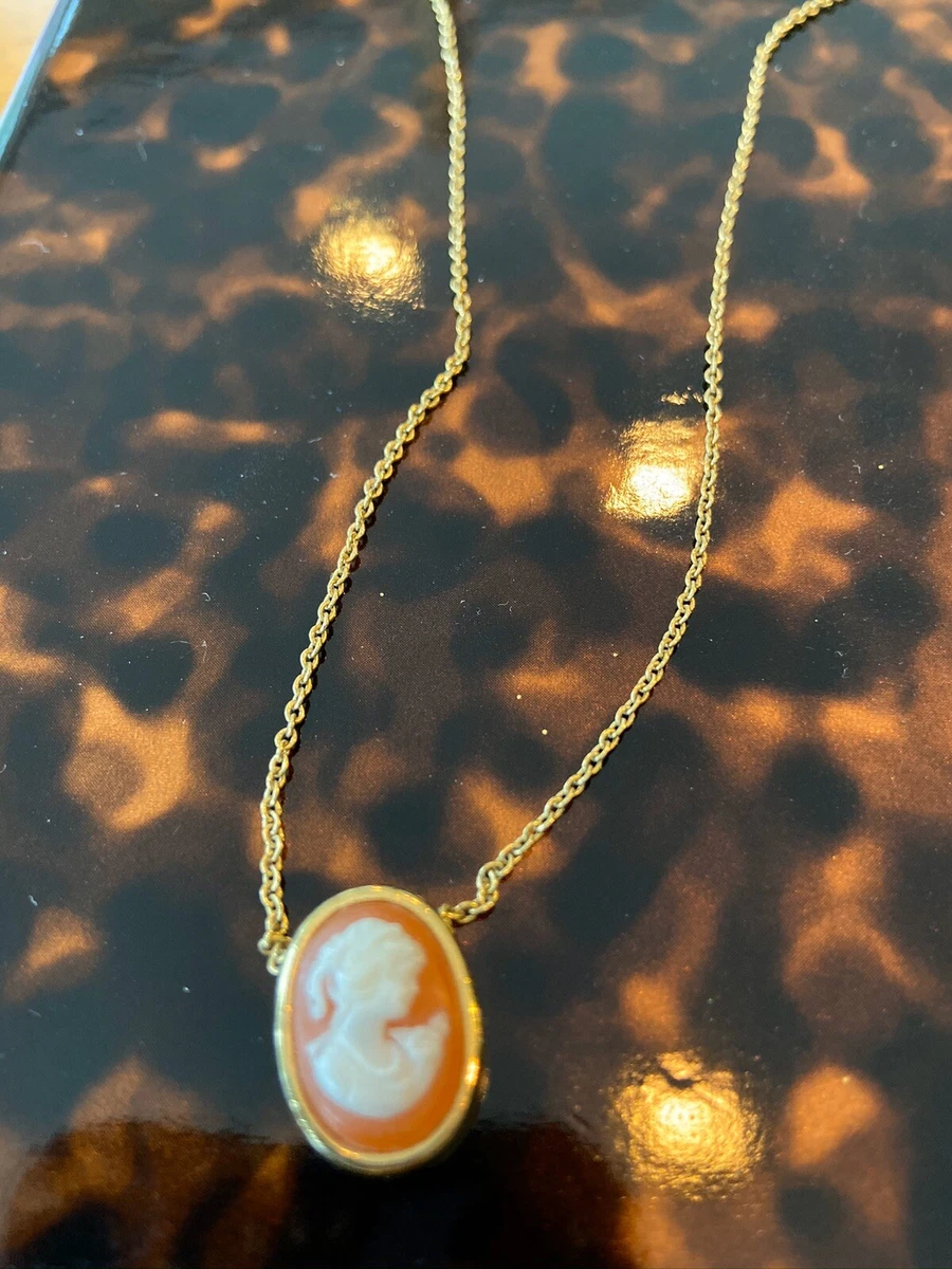 Trifari cameo necklace deals