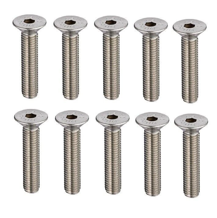 NUTS ABOUT BOLTS M4 M5 M6 M8 M10 A2 STAINLESS STEEL COUNTERSUNK BOLT CSK ALLEN KEY SOCKET SCREWS