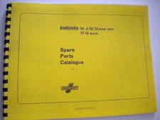1950's Lambretta LD 125 & 150 Parts Manual-NEW