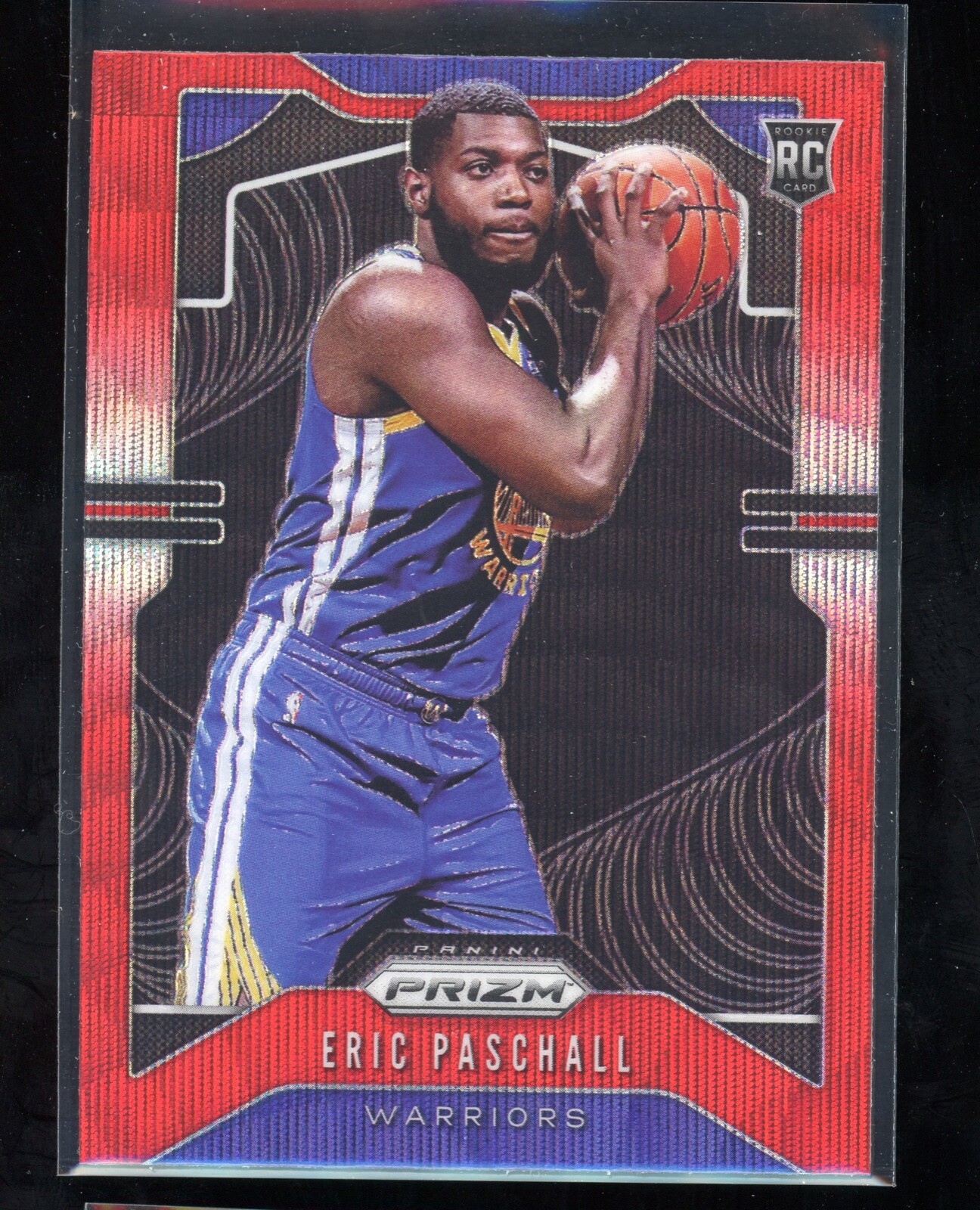 2019-20 Panini Prizm Prizms Ruby Wave #279 Eric Paschall RC Rookie Warriors Jazz