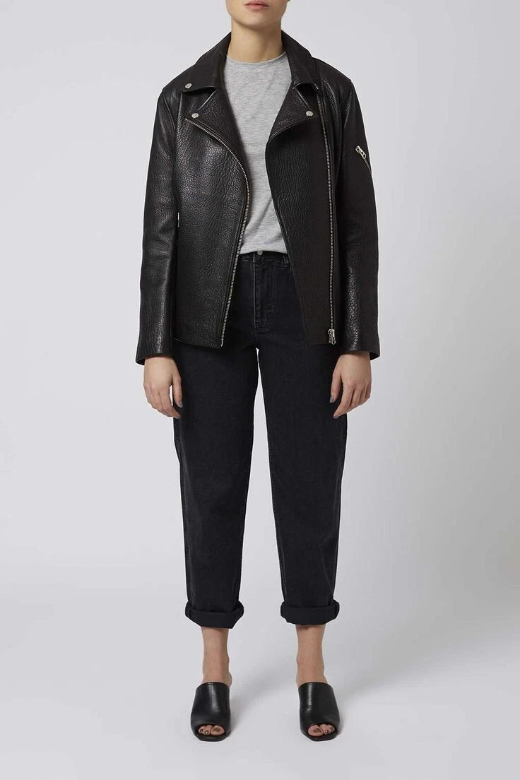 Topshop boutique leather best sale jacket