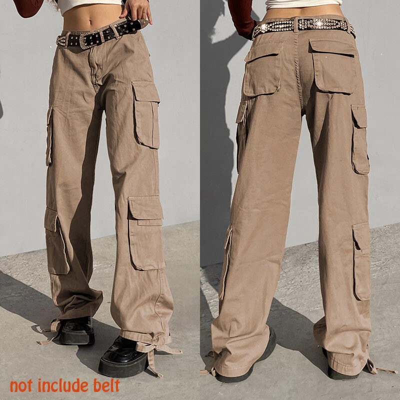 Brown Cargo pants for Women