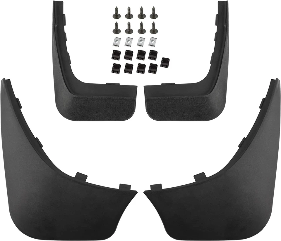 4x Protetores contra respingos para lama dianteiro e traseiro para Smart Fortwo L3 1.0L 2 portas 2008-2015 - Imagem 2 de 4