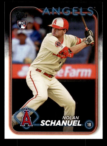 2024 Topps #53 Nolan Schanuel Rookie Card Los Angeles Angels
