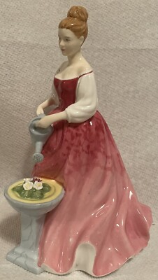 royal doulton figurines pink dress Royal Doulton Figurine: "just for You" Pretty Lady, HN5140