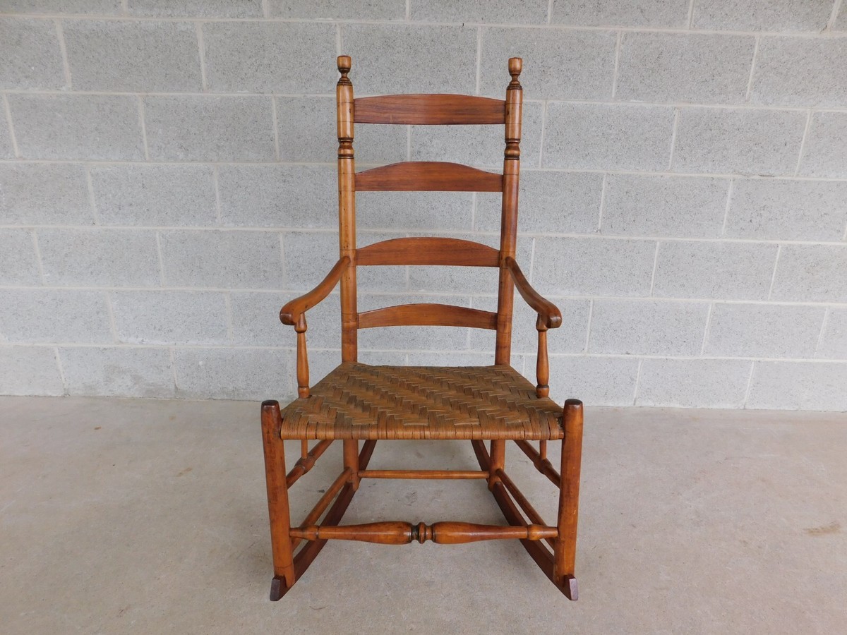 【中古】 Country Rockers Antique 19th Century New England Shaker Maple Rocker | eBay