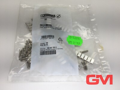 VPE 10x Phoenix Contact Brücke 0201184 Fixed bridge FB 10- 6 fest 6,2 mm