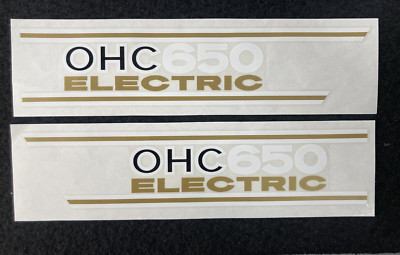 YAMAHA XS650B EUROPEAN MODEL -GAS TANK DECALS-