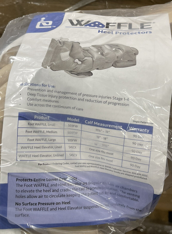 EHOB Foot Waffle 545CX Heel Elevator Lined One Size Fits Most (NEW) eBay